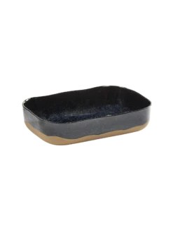 Serax Merci Schaal Rechthoekig No 5 L Zandsteen 23 X 15 X 5 Cm Donkerblauw