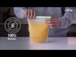 Lekue Lékué Herbruikbare Voorraadzak 1 Liter Silicone Transparant/groen -Keuken Benodigdheden hqdefault 4 41