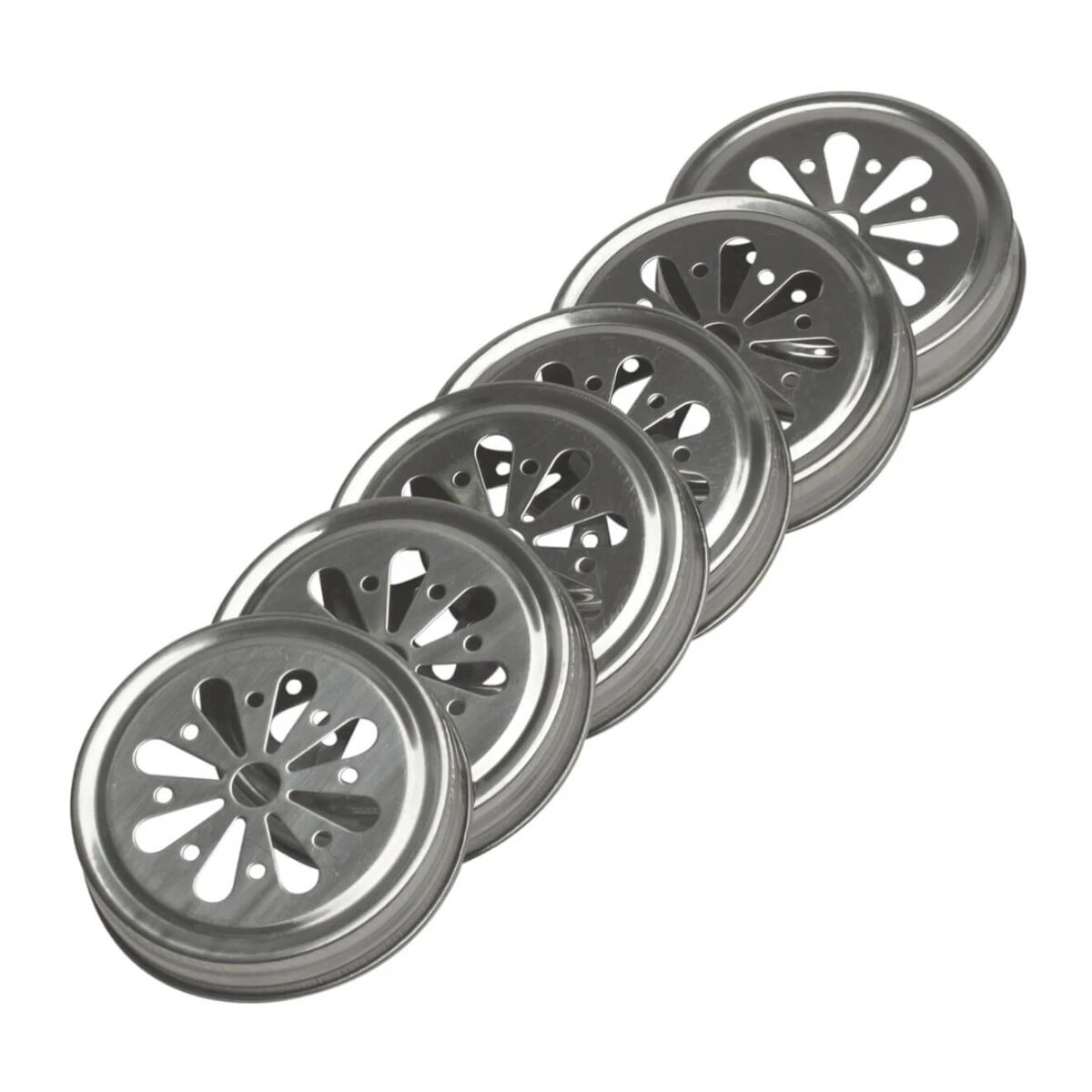 Kilner Bloemdeksels ø 7 Cm Rvs 6 Stuks 1 Kilner Bloemdeksels ø 7 Cm Rvs 6 Stuks