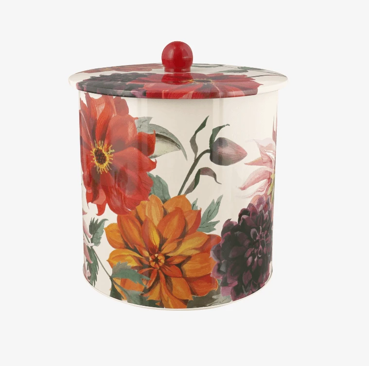 Emma Bridgewater Flowers Koektrommel ø 17 Cm Blik 1 Emma Bridgewater Flowers Koektrommel ø 17 Cm Blik