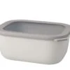 Mepal Cirqula Rechthoekige Kom Met Deksel 3 Liter Kunststof Nordic White