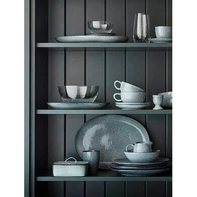 Broste Copenhagen Nordic Sea Schaal 35,5 X 26,5 Cm Aardewerk Blauw 2 Broste Copenhagen Nordic Sea Schaal 35,5 X 26,5 Cm Aardewerk Blauw - Afbeelding 2