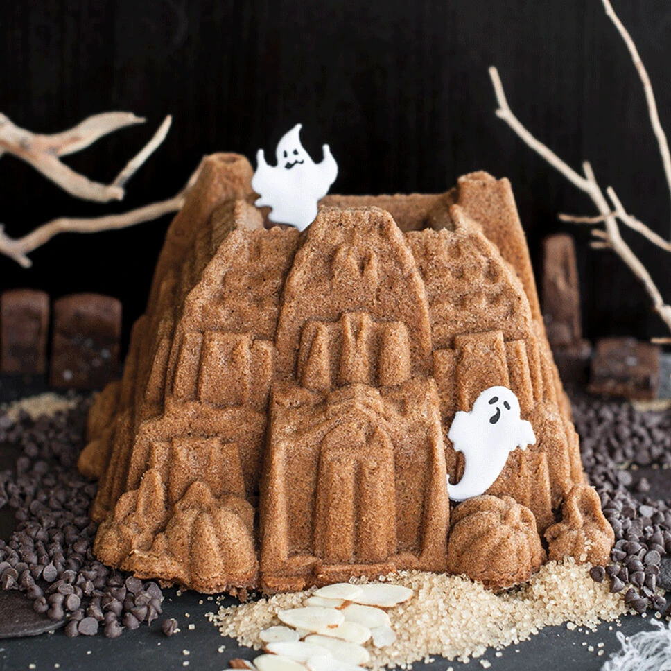 Nordic Ware Haunted Manor Bakvorm 2,4 Liter Gietaluminium Bronskleurig - Afbeelding 3