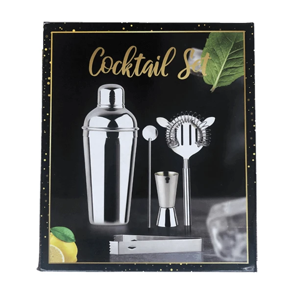 Vogels Oldenhof Cocktailset Rvs 5-delig 1 Vogels Oldenhof Cocktailset Rvs 5-delig