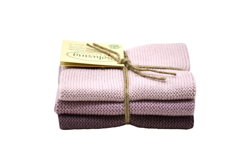 Solwang Design Vaatdoekjes 25 X 25 Cm Katoen Orchid 3 Stuks 1 Solwang Design Vaatdoekjes 25 X 25 Cm Katoen Orchid 3 Stuks