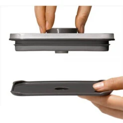 OXO Good Grips POP SteeL 2.0 Voorraadpot Vierkant 1 Liter Kunststof Rvs -Keuken Benodigdheden oxo rvs pop container steel deksel 600x600 1