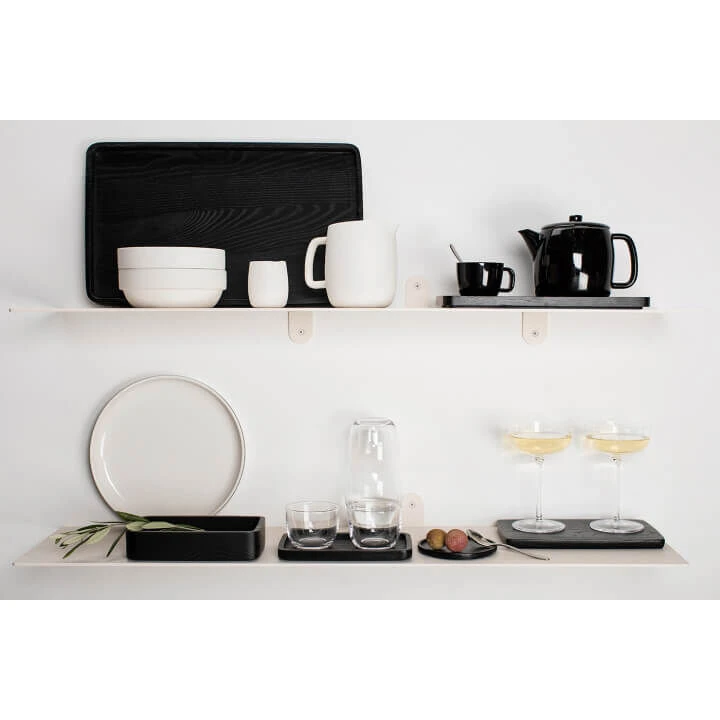 Serax Passe-Partout Bord Ovaal 33 X 22 Cm H 2,5 Cm Porselein Wit Mat 4 Serax Passe-Partout Bord Ovaal 33 X 22 Cm H 2,5 Cm Porselein Wit Mat - Afbeelding 4