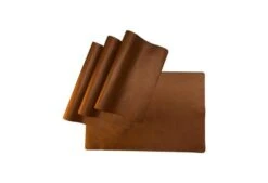 OFYR Placemats Leer Bruin 4 Stuks