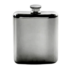 Point-Virgule Heupfles 175 Ml Rvs Zwart