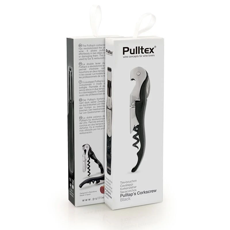 Pulltex Pulltap's Kurkentrekker Zwart 2 Pulltex Pulltap's Kurkentrekker Zwart - Afbeelding 2