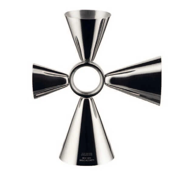 Alessi GIA28 The Tending Box Quadri Combo Jigger 14,4 Cm Rvs 1 Alessi GIA28 The Tending Box Quadri Combo Jigger 14,4 Cm Rvs