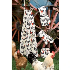 Ulster Weavers Rooster Schort Katoen Beige -Keuken Benodigdheden rooster 2 3