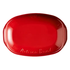 Emile Henry Le Pain Artisan Broodbakpan 34 X 21,5 Cm Aardewerk Rood -Keuken Benodigdheden schermopname 751