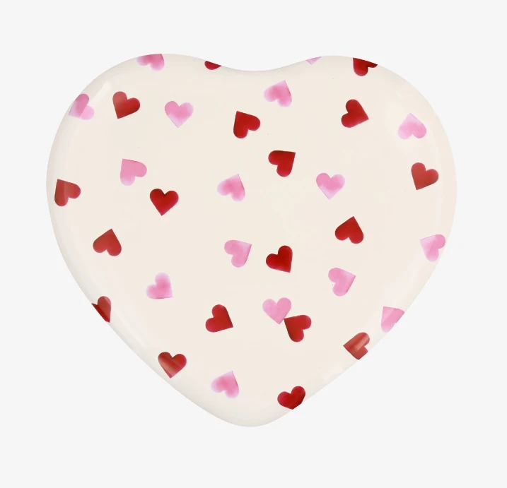 Emma Bridgewater Pink Hearts Blik Hartvormig 2 Emma Bridgewater Pink Hearts Blik Hartvormig - Afbeelding 2