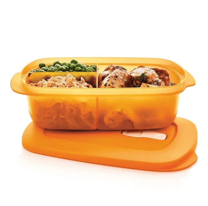 Tupperware Store Serve & Go Lunchbox Kunststof Geel 3 Tupperware Store Serve & Go Lunchbox Kunststof Geel - Afbeelding 3