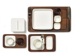 Serax HEII Marcel Wolterinck Bord Vierkant 28 X 28 Cm Porselein Wit -Keuken Benodigdheden serax 1 5