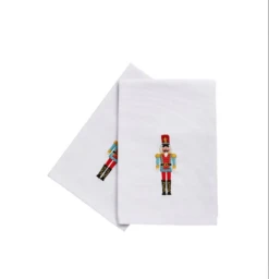 Ulster Weavers Nutcracker Parade Servet Gerecycled Katoen Rood 2-delig