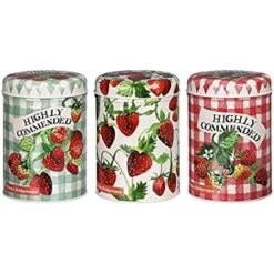 Emma Bridgewater Strawberry Blikkenset Blik 3-delig