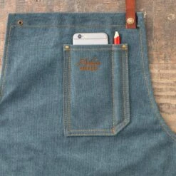 Alaskan Maker N°325 Schort Met Nek- En Middelband Katoen Denim Fonce 10 Alaskan Maker N°325 Schort Met Nek- En Middelband Katoen Denim Fonce -Keuken Benodigdheden tablier vintage 325 15