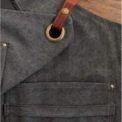 Alaskan Maker N°325 Schort Met Nek- En Middelband Katoen Black 8 Alaskan Maker N°325 Schort Met Nek- En Middelband Katoen Black -Keuken Benodigdheden tablier vintage 325 2