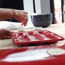 Emile Henry Baguettesvorm 39 X 24 Cm Aardewerk Rood -Keuken Benodigdheden univ 1