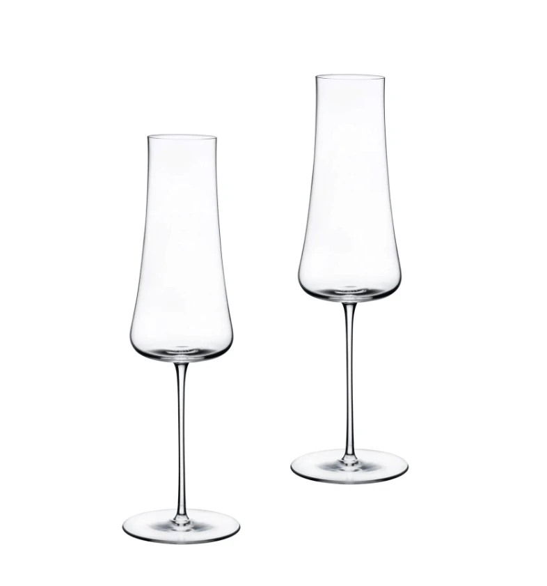 Nude Stem Zero Volcano Champagneglas 300 Ml 2 Stuks 1 Nude Stem Zero Volcano Champagneglas 300 Ml 2 Stuks