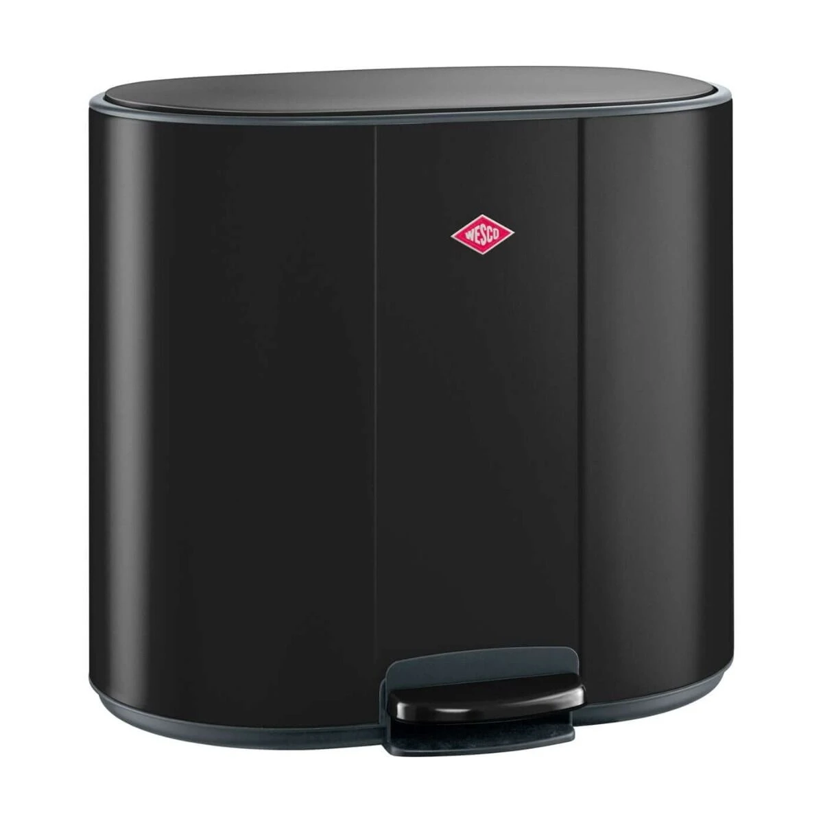 Wesco Multi Collector 2 Afvalemmer 2 X 25 Liter Mat Zwart