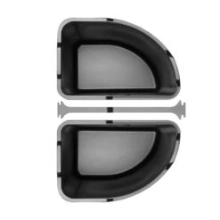 Wesco Multi Collector 2 Afvalemmer 2 X 25 Liter Mat Wit -Keuken Benodigdheden wesco multi collector 2 univ2 1